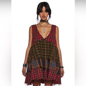Dolls Kill GET OVER IT BABYDOLL DRESS